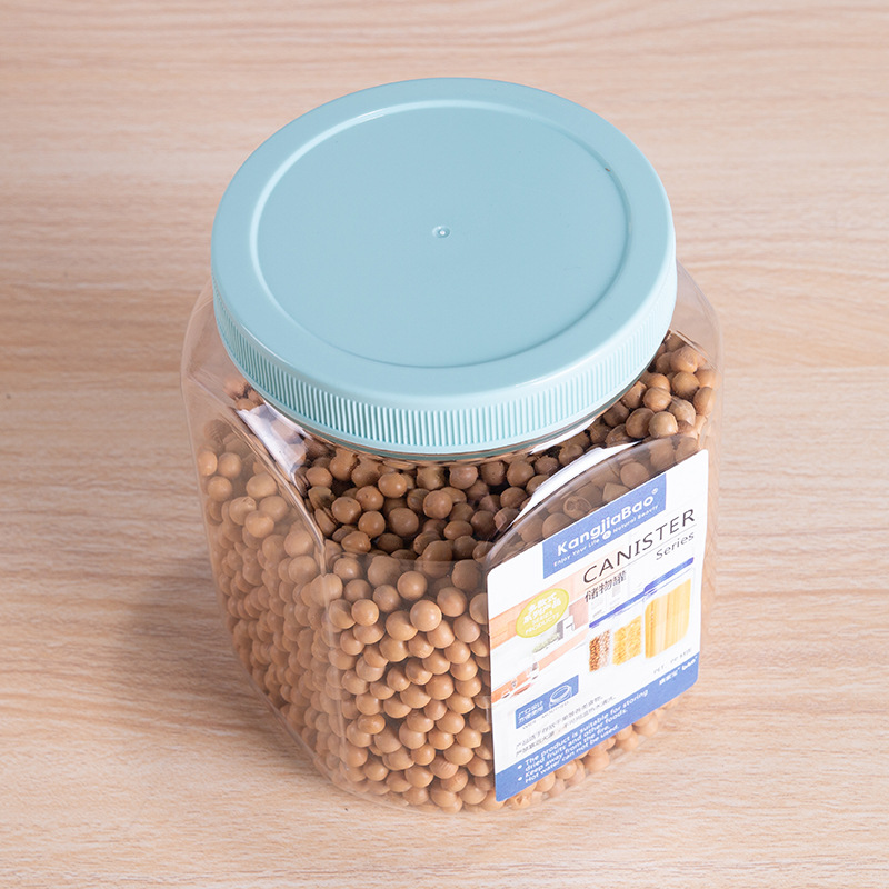 علب علب من علب بلاستيكية مختومة بشفافية مع علب شاي PET مغلفة بالبسكويت المجفف Specification image