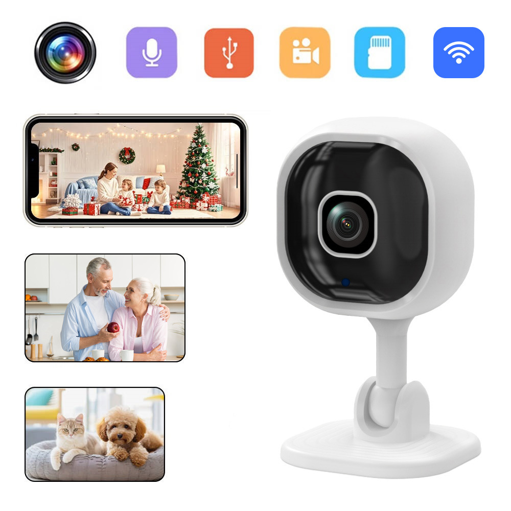 A3摄像机高清夜视双向对讲摄像头家用智能安防监控无线wifi相机