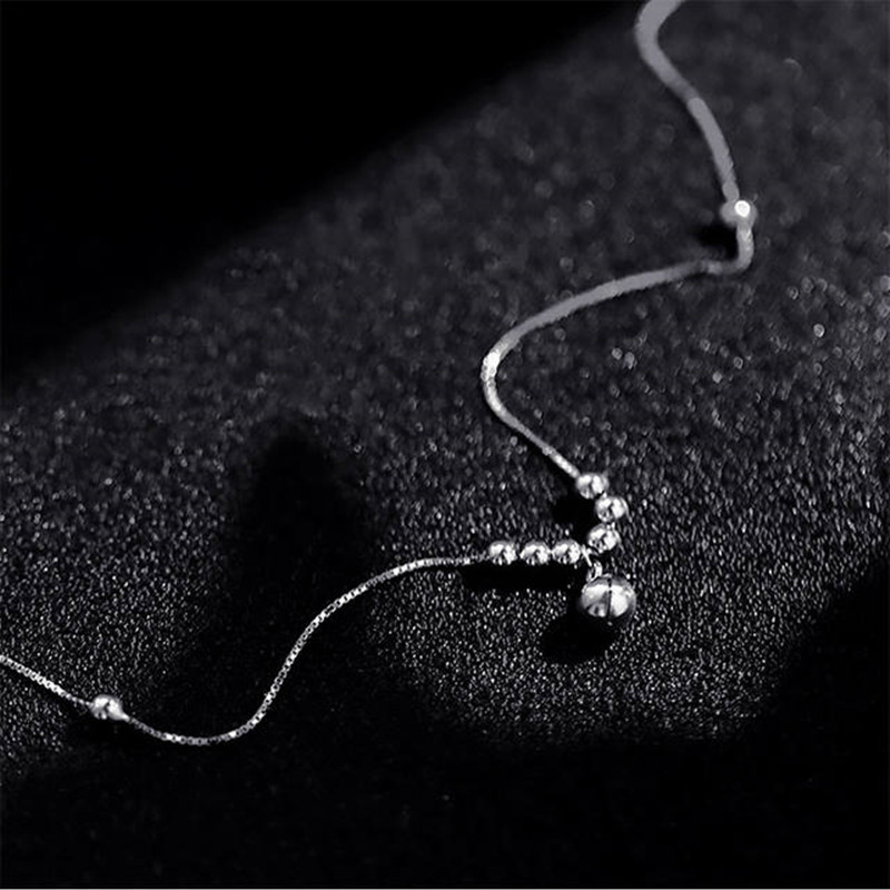 气质简约圆珠铃铛脚链小众设计高级感百搭甜美脚饰七夕送女友脚链详情9