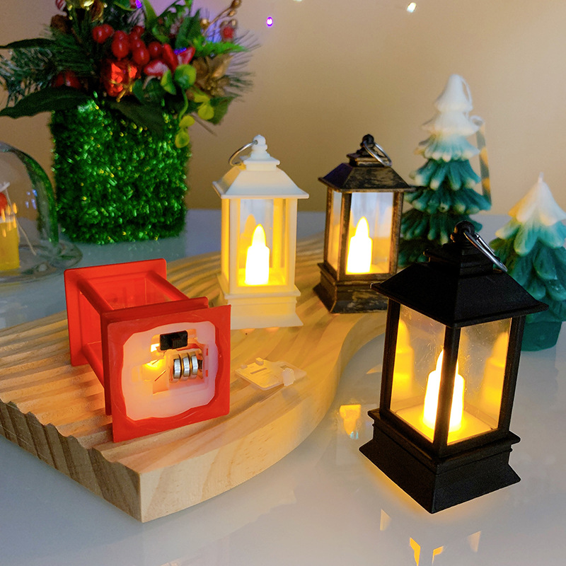 Mini wind lamps, small horse lamps, LED electronic candle lamps, home decoration gifts, Christmas decorations, retro ornaments Specification image