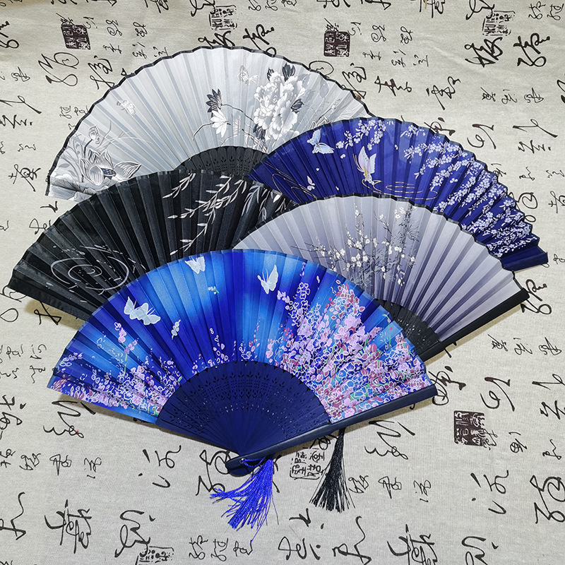 扇子/团扇/扇子女夏季中国风/折扇/古风扇中国风产品图