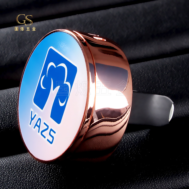 厂家批发车载香水汽车出风口香薰夹磁吸金属香薰夹logo摆件定 制详情图4