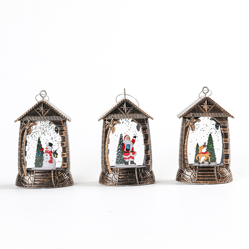 Christmas Decorations Vintage Waterflood Led Christmas Nightlights Christmas Decorations Gift Christmas Tree Pendants Item Picture