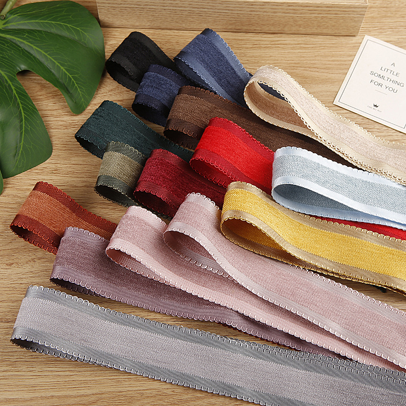 花边/花边辅料/黑色蕾丝边/服装辅料花边/蕾丝花边细节图