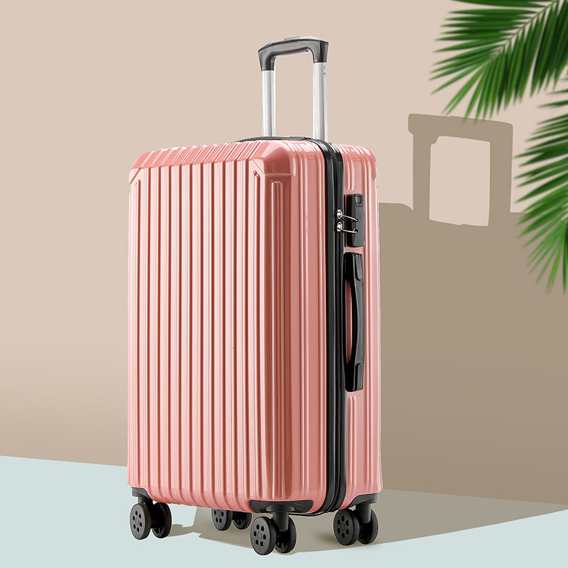 Luggage Logo20 Inch Aluminum Frame Pull Rod Luggage Universal Wheel New Password Travel Boarding Box 24 Female Network Red details Picture