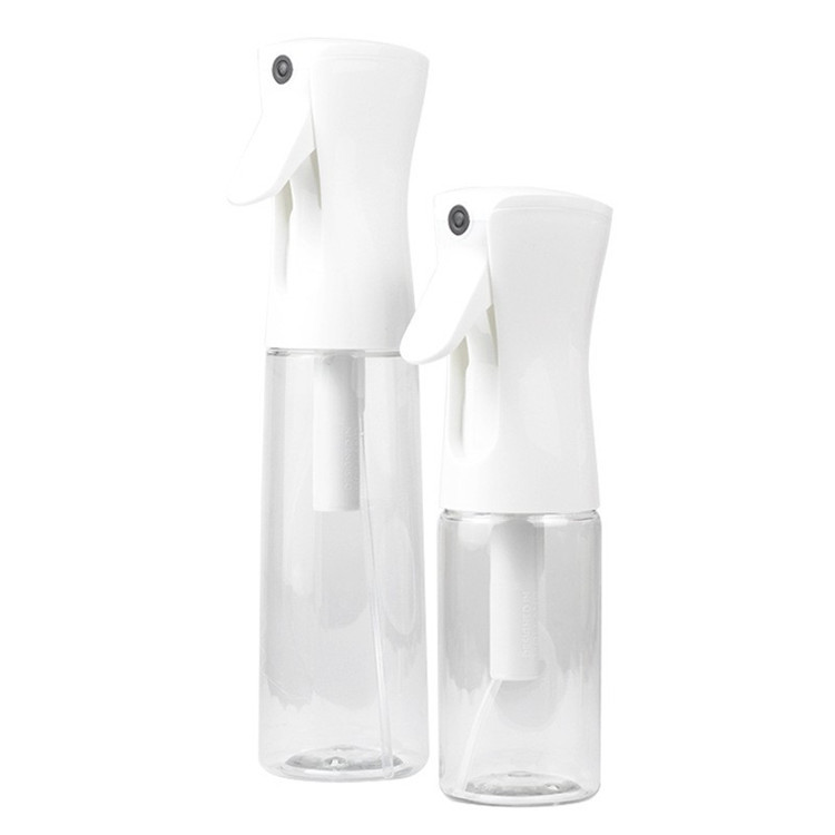 High pressure spray bottle large plastic bottle new transparent alcohol disinfection cosmetics fine mist pressing nozzle vacuum bottle thumbnail