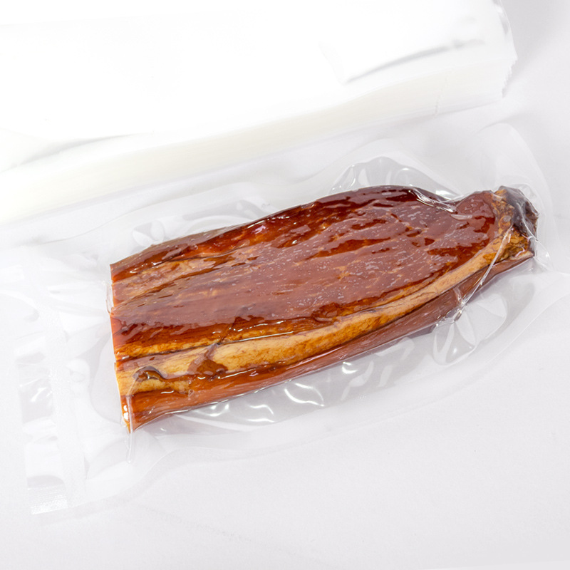 In-stock food vacuum packaging bags, transparent nylon commercial sealed plastic bags, wide powder spicy hot pot packaging bags printing Item Picture