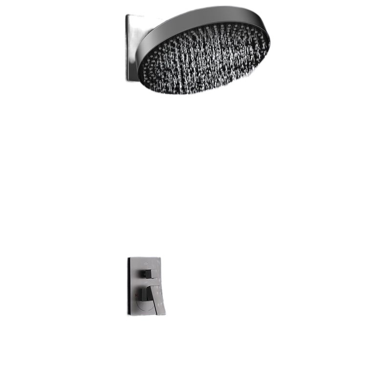 All Copper Hidden Hot And Cold Water Mixing Valve Hotel Bathroom Toilet Hidden Wall Shower Shower Set Application Scenario