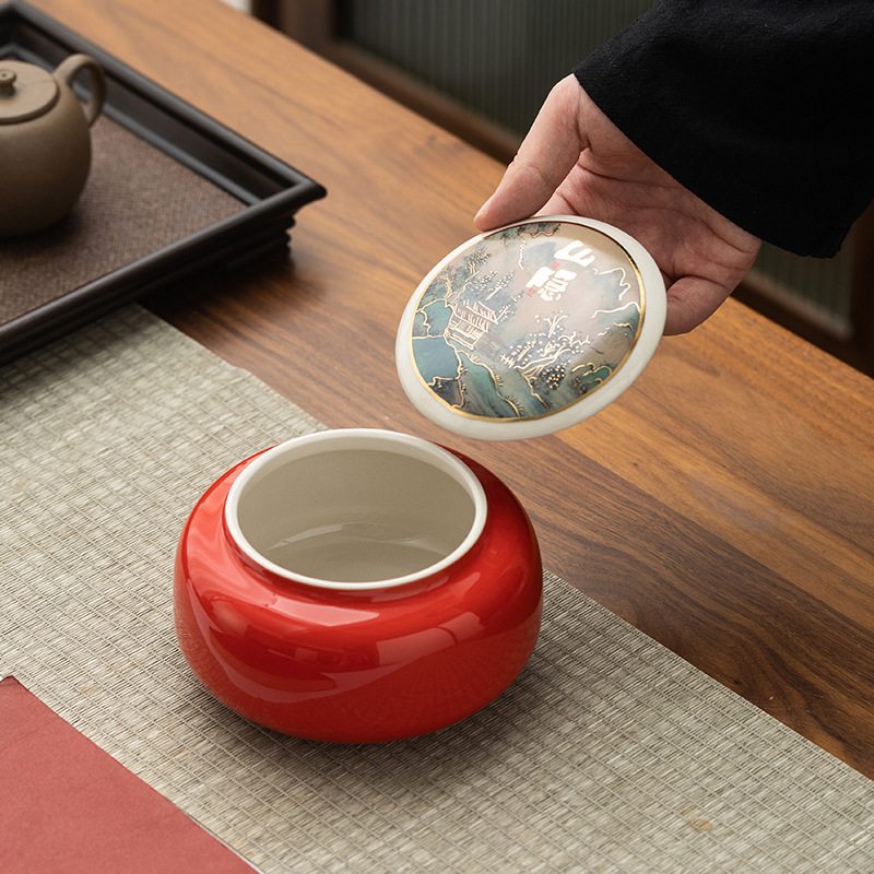 茶叶罐实物图