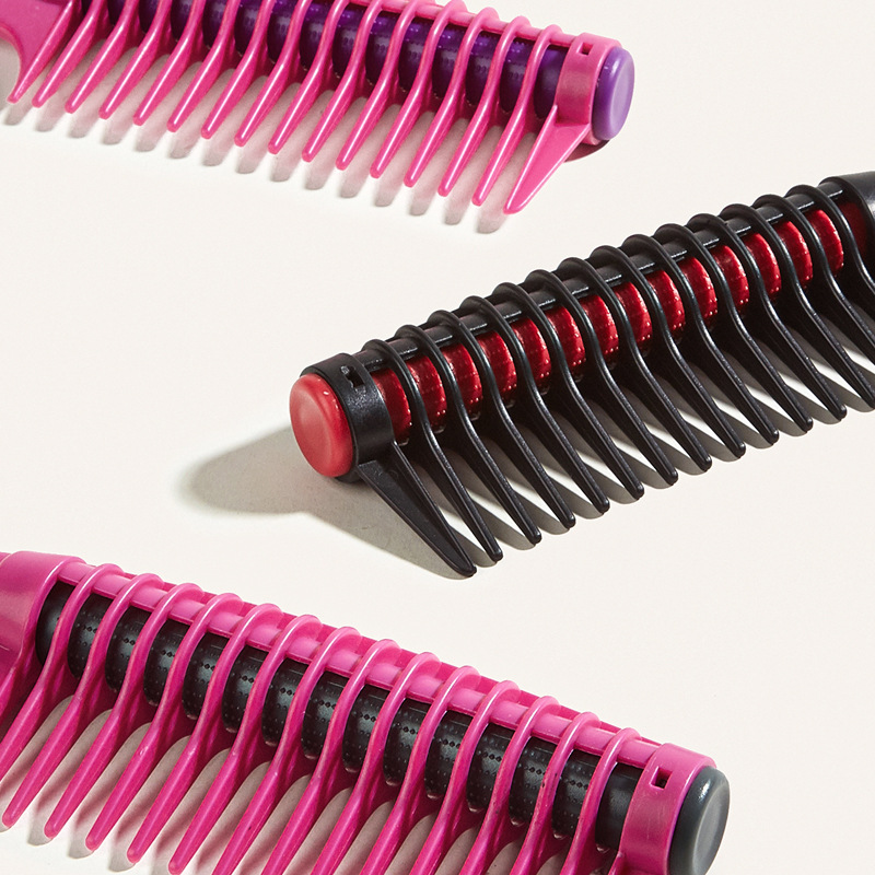 Barbershop Wide Tooth Roller Core Comb Oil Dye Hair Comb Hairpin Roller New Comb Smooth Comb Plastic Comb Wax Styling Comb details Picture