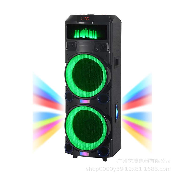 双12寸低音炮高音质大功率配双麦克风蓝牙大音箱  MT-1268