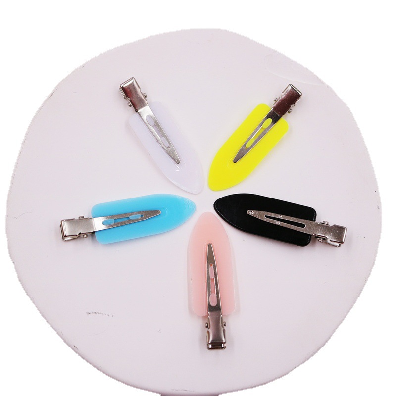 Chuan Ye Blue Hairpin Female Network Red 2021 New Haircard Side Simple Fringe Clip Headwear Item Picture