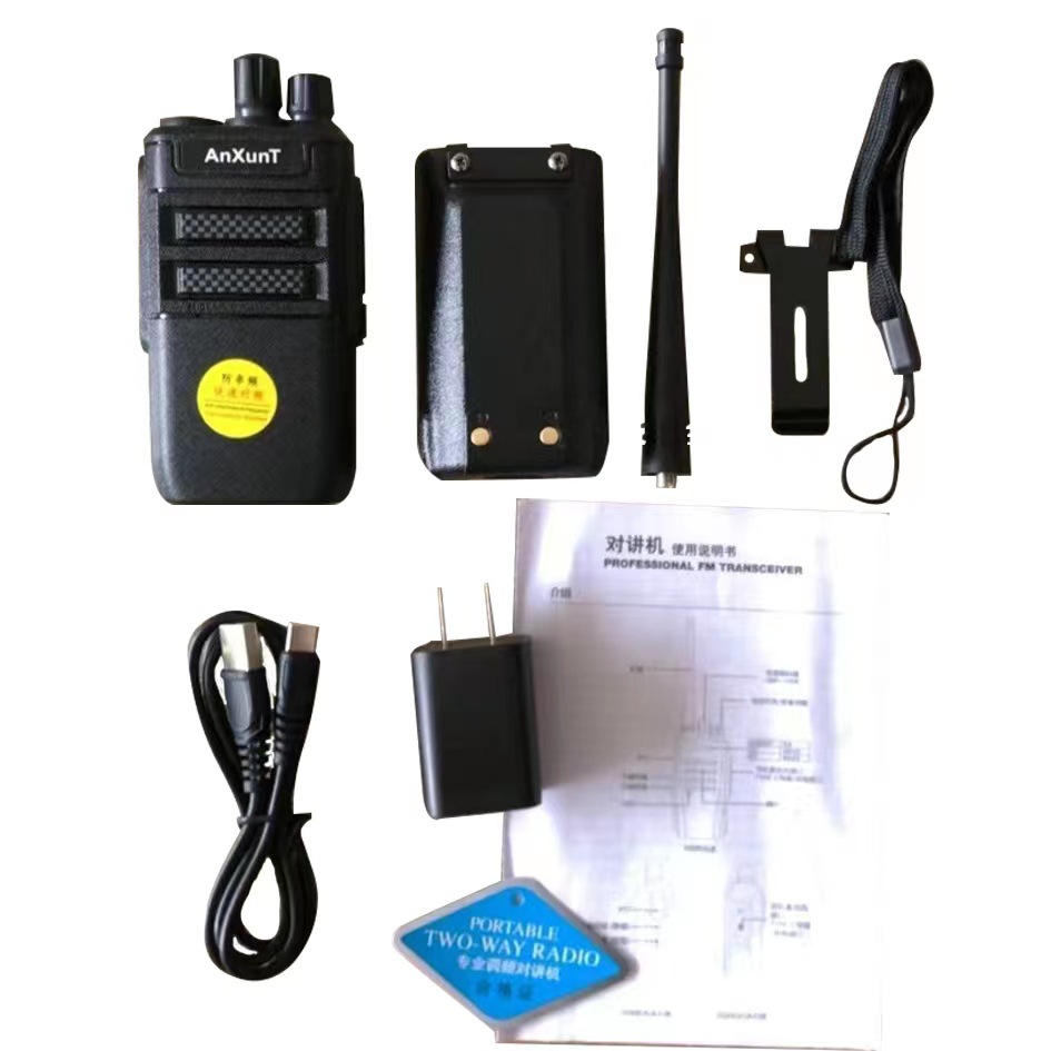 Walkie-talkie being tested in wet and rugged conditions