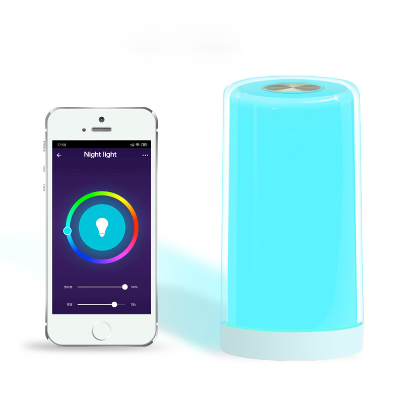 Graffiti touch night light, led pat light, bedside milk feeding light, table lamp, touch pat atmosphere light, gift Specification image
