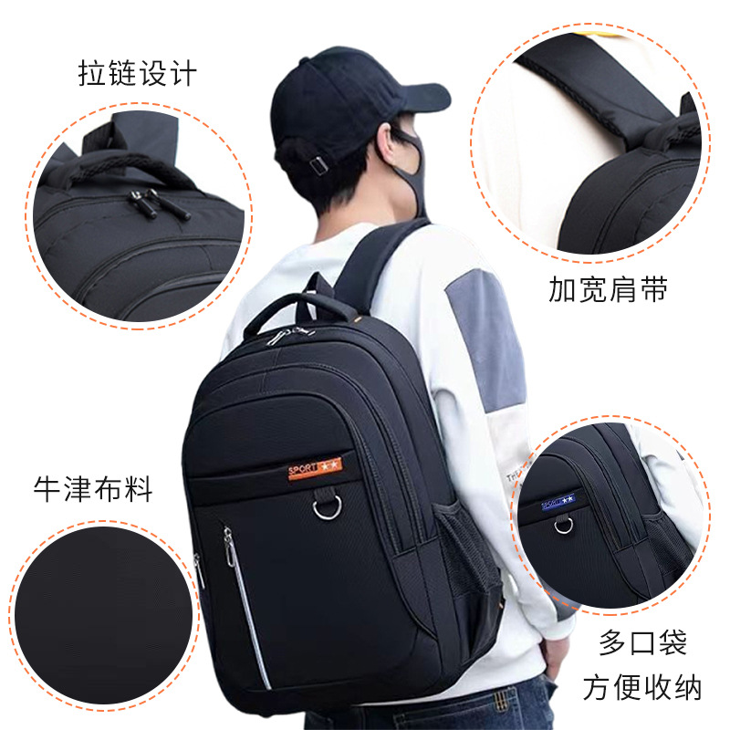 双肩背包实物图