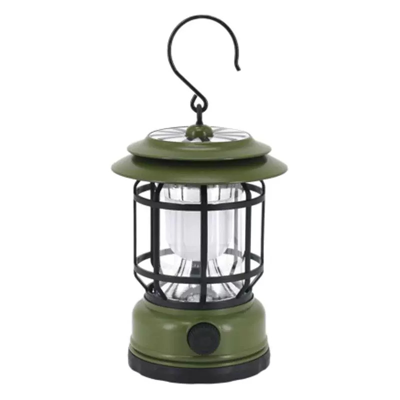 Solar lamps, retro horse lamps, multi-functional portable solar rechargeable atmosphere lamps, flame camping lamps, tents Item Picture