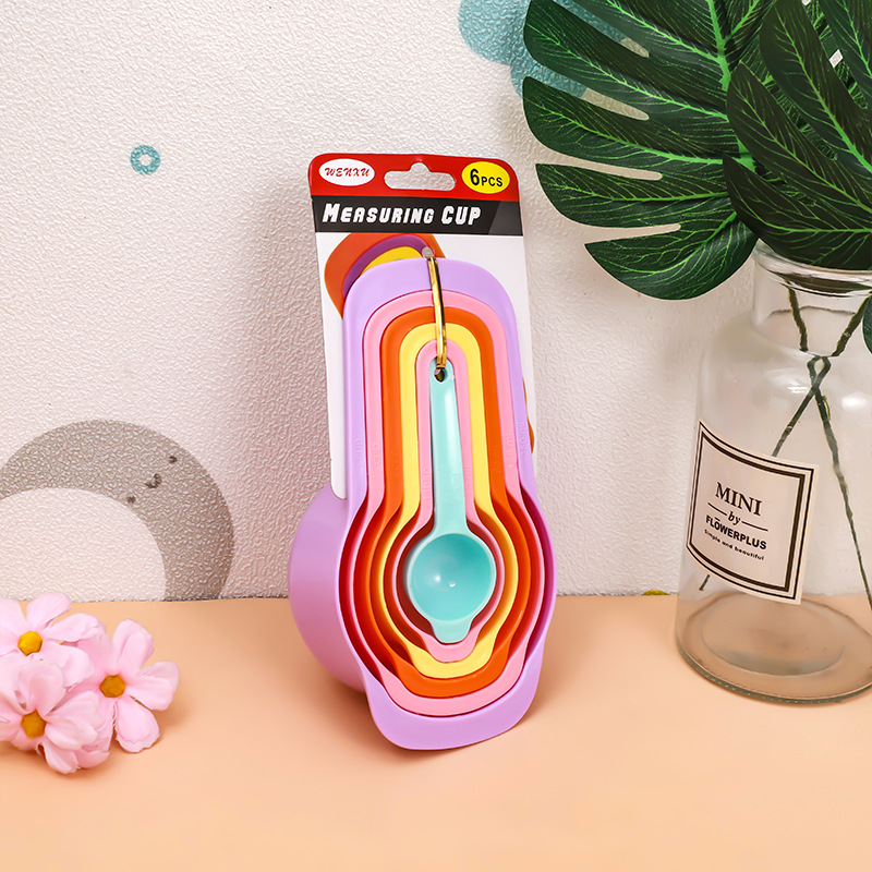 Shangdong Color 6-piece set of measuring spoons, thickened measuring spoons, baking tools, seasoning spoons, coffee spoons, double-scale spoons Application Scenario