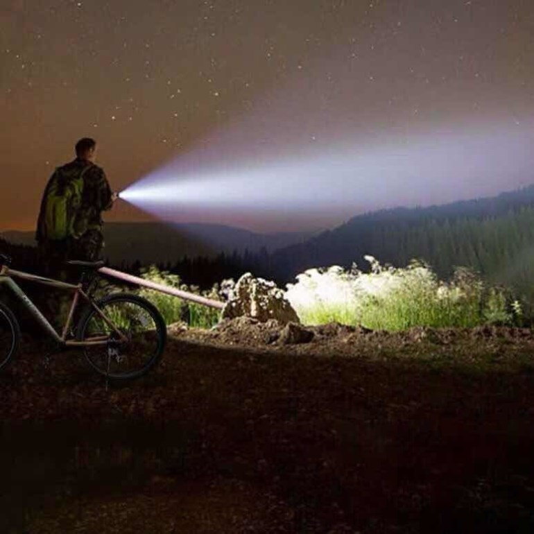 Power Bank Flashlight 2-In-1 Strong Light Biker Light Energy-Saving Light Battery Light Outdoor Light Child Durable Type Specification drawing