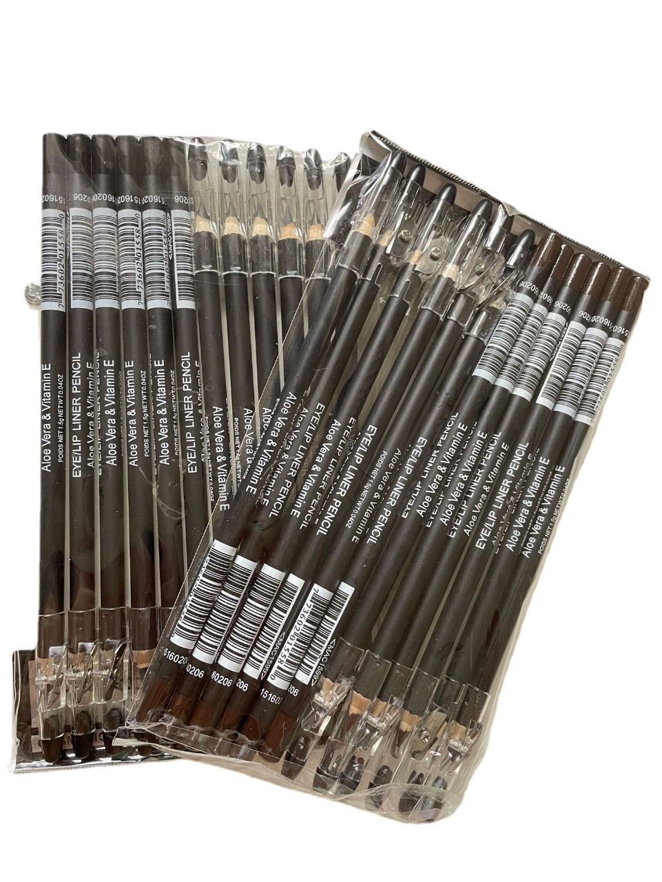 Foreign Trade Explosive Wooden Eyebrow Pencil Eyeliner Pencil Perspirant Easy Color With Pencil Sharpener Eyebrow Pencil Black Coffee Easy To Draw Makeup Item Picture