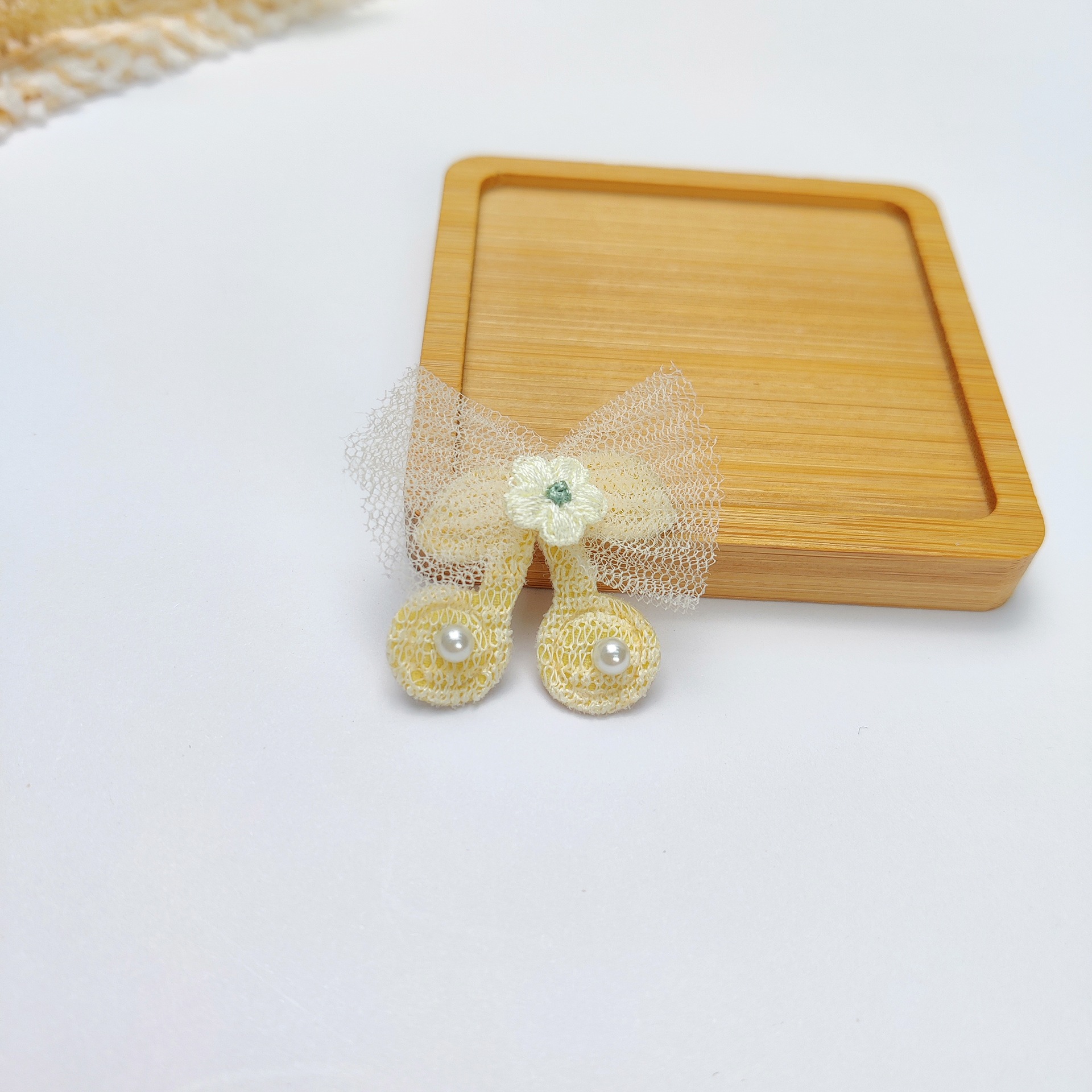 卡通蕾丝蝴蝶结辅料创意萌趣发饰配件童装服装毛衣补丁diy辅料详情14