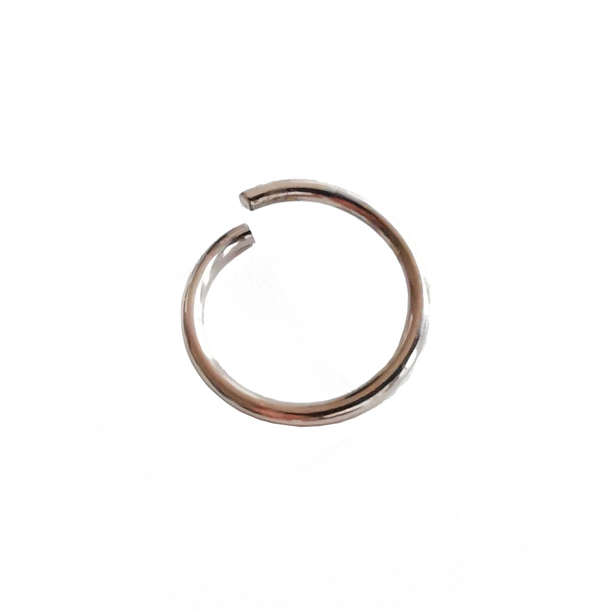 Factory wholesale diy chain O-shaped open loop necklace chain connection buckle lobster buckle adapter accessory iron coil Item Picture