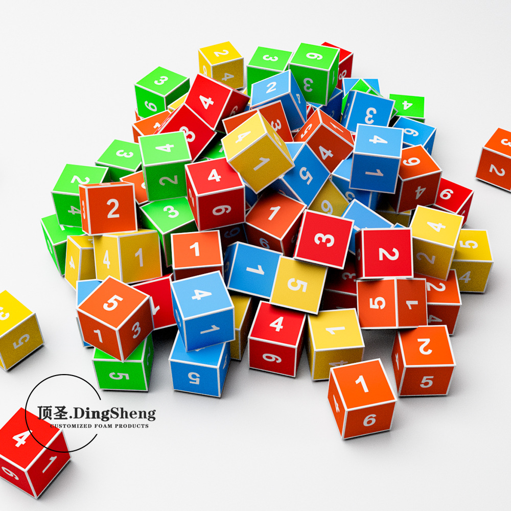 Colorful Eva Square Playground Eva Block Eva Block Eva Cube Dice Eva Block Foam Box