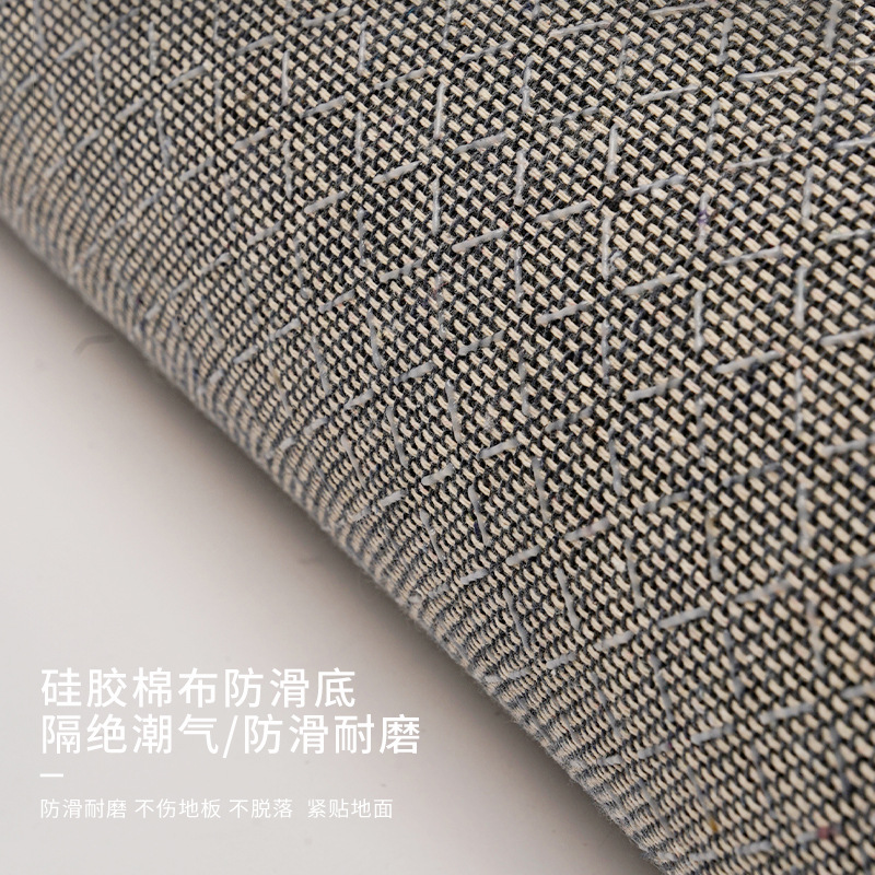 Solid-colored carpets for the living room are dirt-resistant, easy to maintain, and require no washing. They are a light luxury and high-end solid color standard for large houses, including sofa blankets and bedroom floor MATS Application Scenario