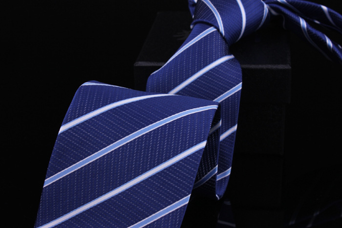 Blue Tie Men's Formal Business Zipper Wedding Groom Do Not Tie Men's Hands Yellow Lazy People Do Not Tie Tide Item Picture