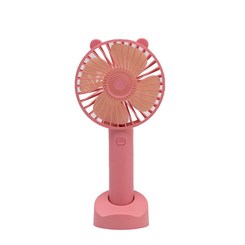 New Bear USB handheld fan portable mini creative desktop charging cartoon fan gift Item Picture