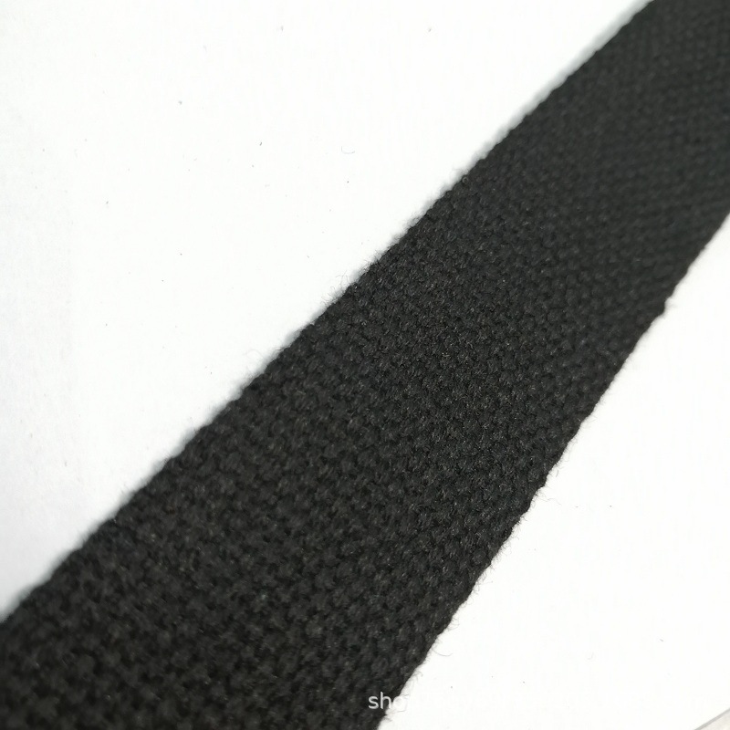 Recommend Factory Direct Selling Sp Line Polyester Cotton Webbing Bead Thickened Ordinary Cotton Belt Bag Imitation Cotton Canvas Webbing Application Scenario
