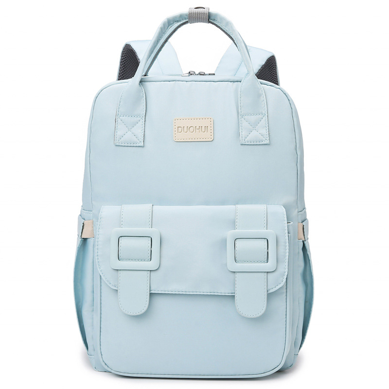 The new mommy bag is a large-capacity water-resistant Oxford cloth baby outings bag with a built-in bottle bag and diaper storage bag Item Picture