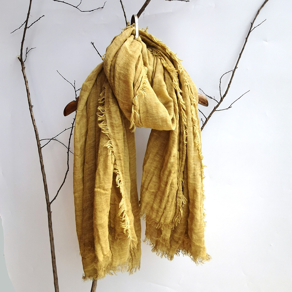 Foreign Trade Wool Scarf For Women Autumn-Winter New Three-Layer Woven Thickened Women's Shawl Cross-Border Scarf For Men