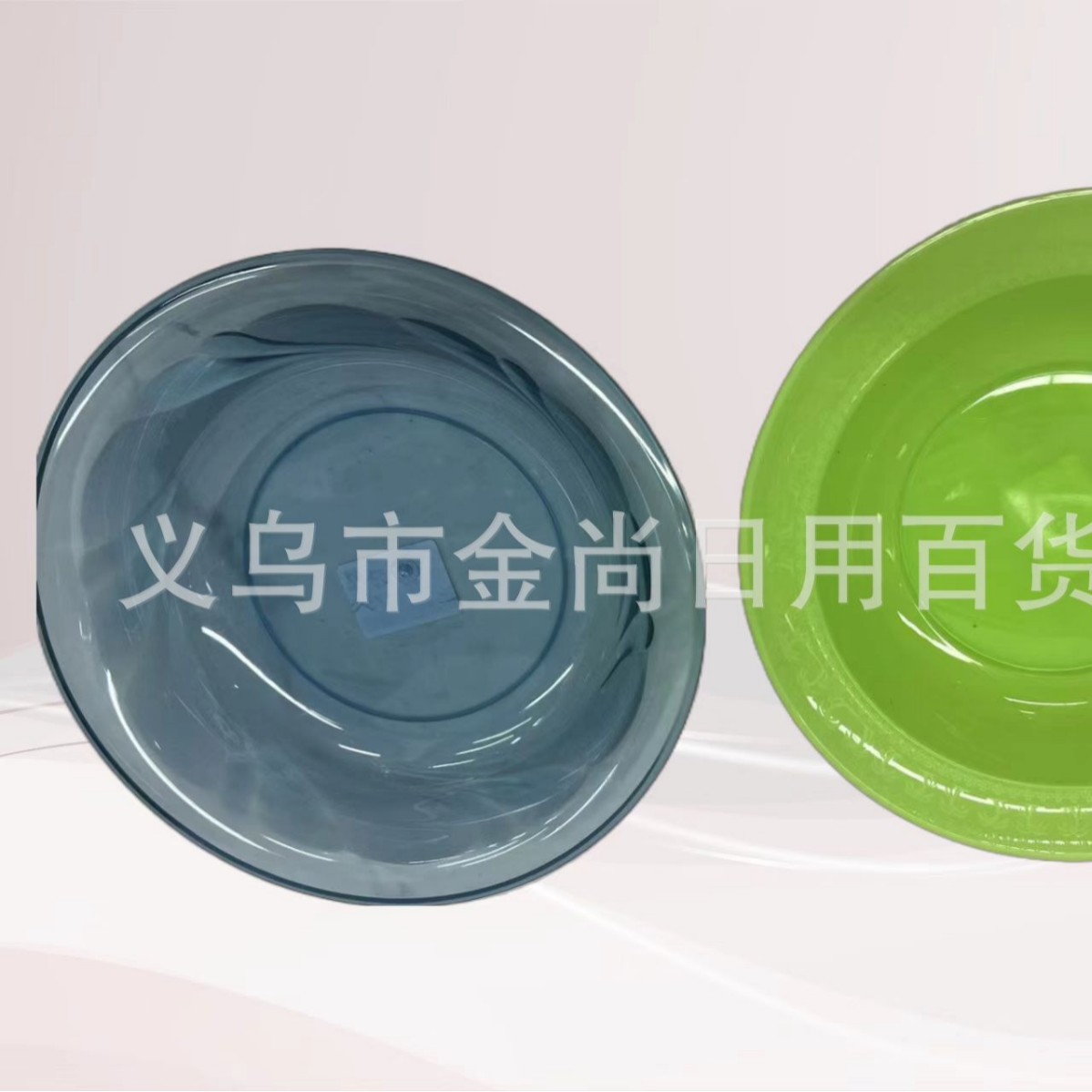 Plastic plates, large plates, fruit plates, saucers, salad, steak, Western plates, round wholesale