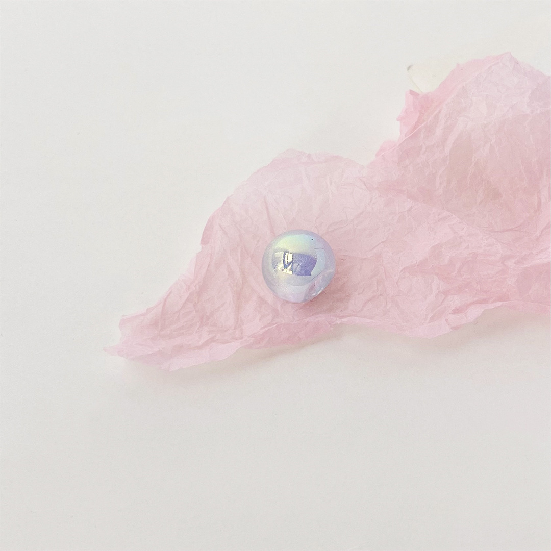 陈明17mm亚克力星光偏孔珠炫彩侧孔圆珠散珠diy发饰挂件饰品配件详情11