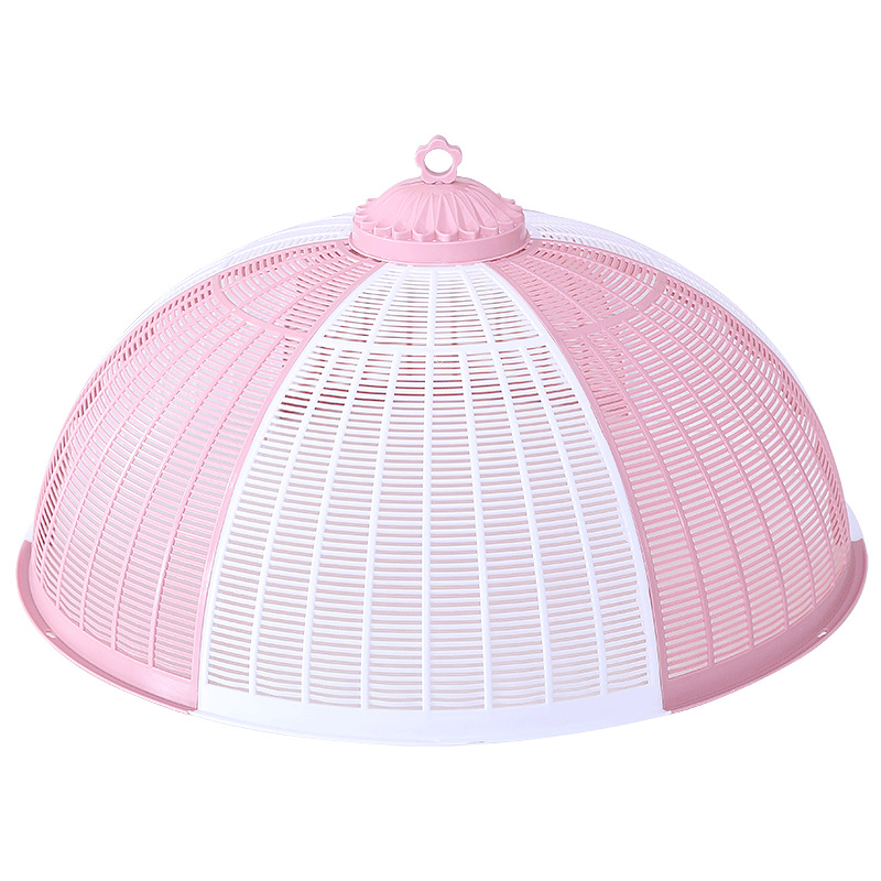 塑料饭菜罩子白底实物图