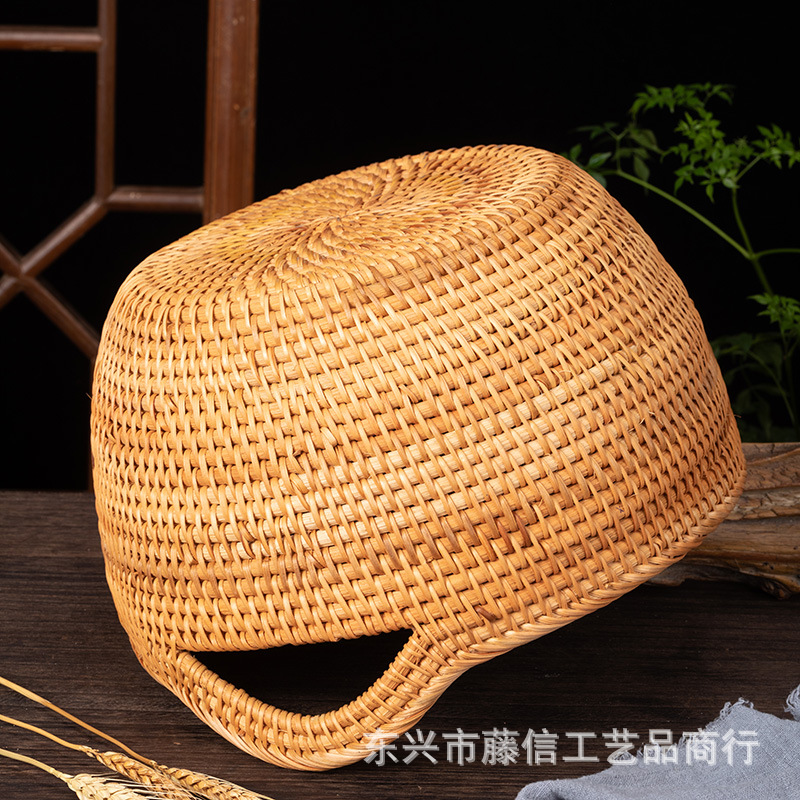 草编盒子/超市购物篮/儿童玩具/收纳盒置物架/藤筐细节图