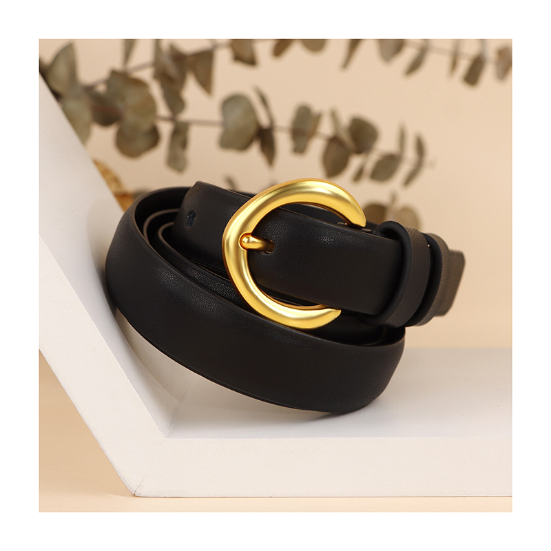 真皮复古女士白底实物图