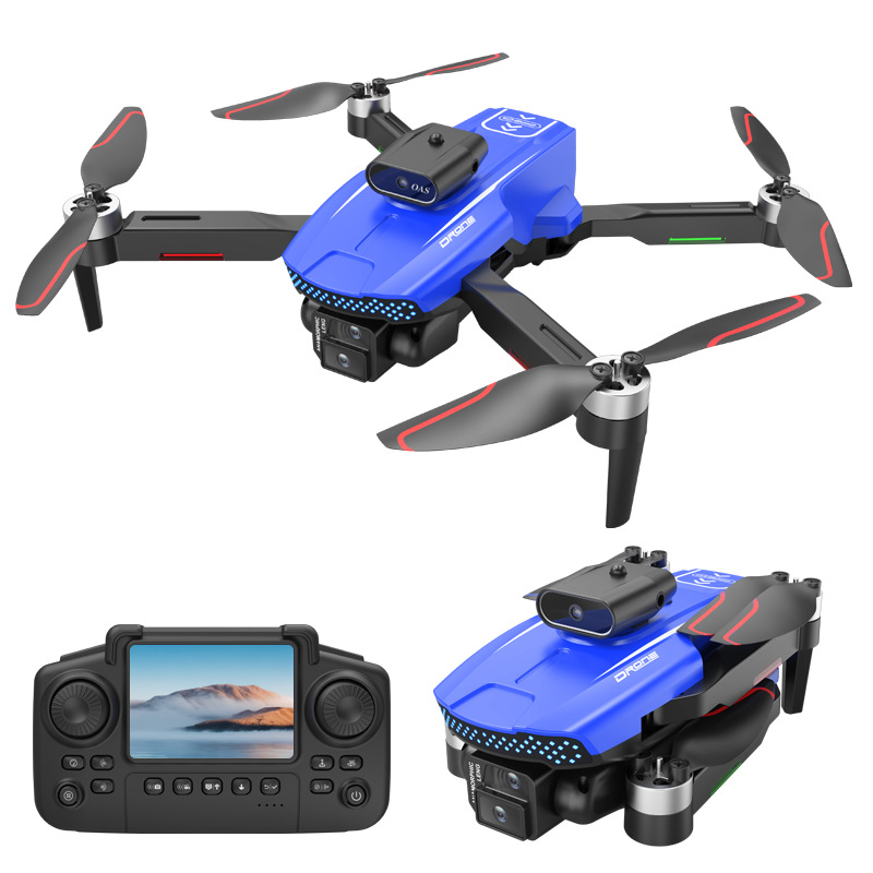 foozac Cross-border LF672 screen-controlled brushless drone with three cameras, optical flow obstacle avoidance, high-definition aerial photography, remote control aircraft for foreign trade Specification image