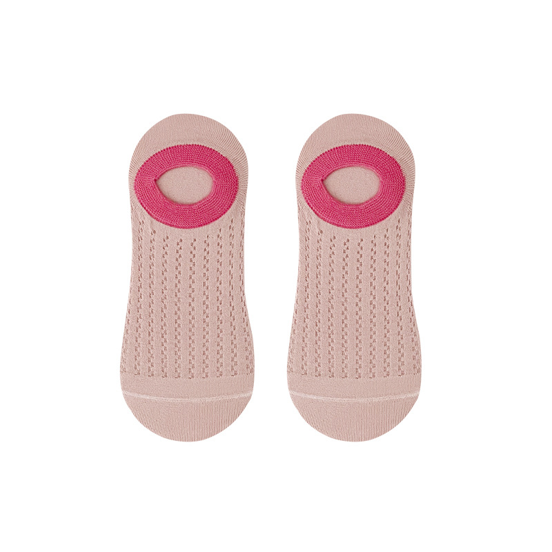 Korean Version Of Hosiery Socks Female Invisible Contrast Color Hosiery Socks Ins Sweet Day Pinstripe Boat Socks Wholesale Item Picture