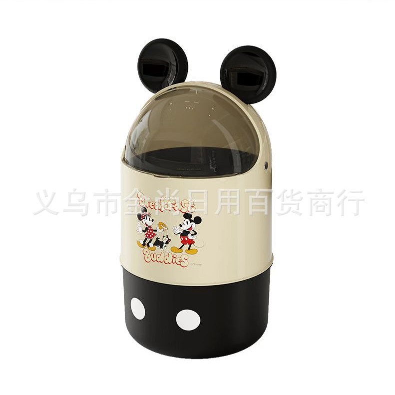 Multi-functional wastebasket, bedroom, high appearance level, thickened flip lid trash can, household trash can, kitchen and living room full figure