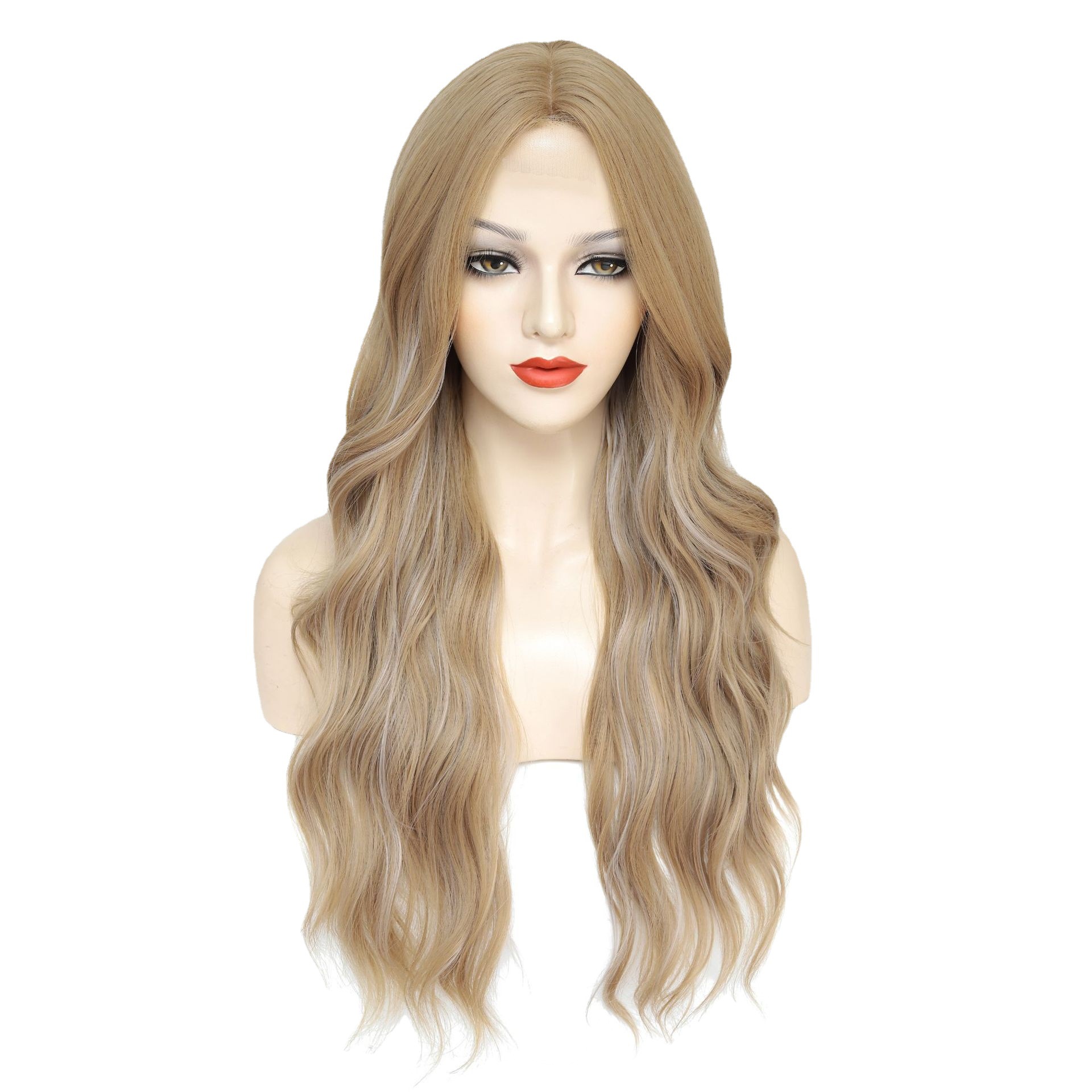 وشعر مستعار من أوروبا والولايات المتحدة، وشعر مستعار صغير من ألياف كيميائية ملونة Item Picture