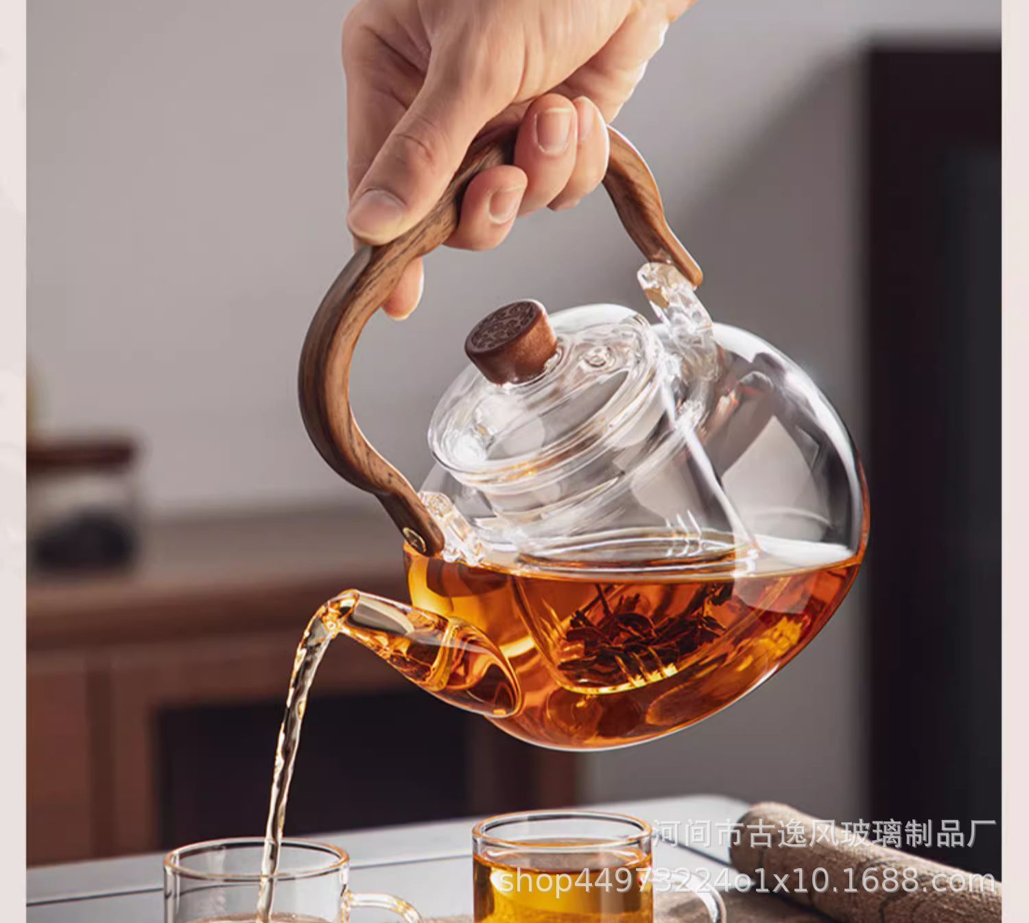 玻璃煮茶壶提梁烧水单壶家用耐高温泡茶具套装新款X可电陶炉加热详情4