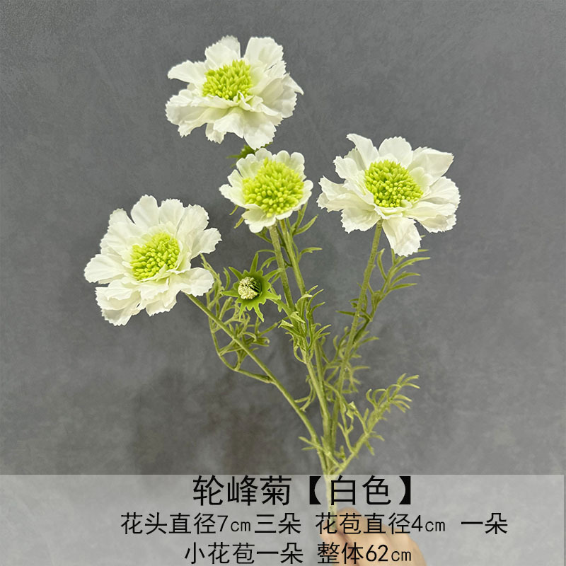 Wholesale of new white wedding artificial flowers, rose and peony, wedding hall decoration artificial flowers, ceiling decoration flower bouquets and ornaments details Picture