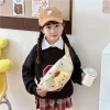 Stylish and cute children's crossbody bag, adorable princess mini waist bag, cartoon doll accessories, single-shoulder chest bag for boys and girls Application Scenario