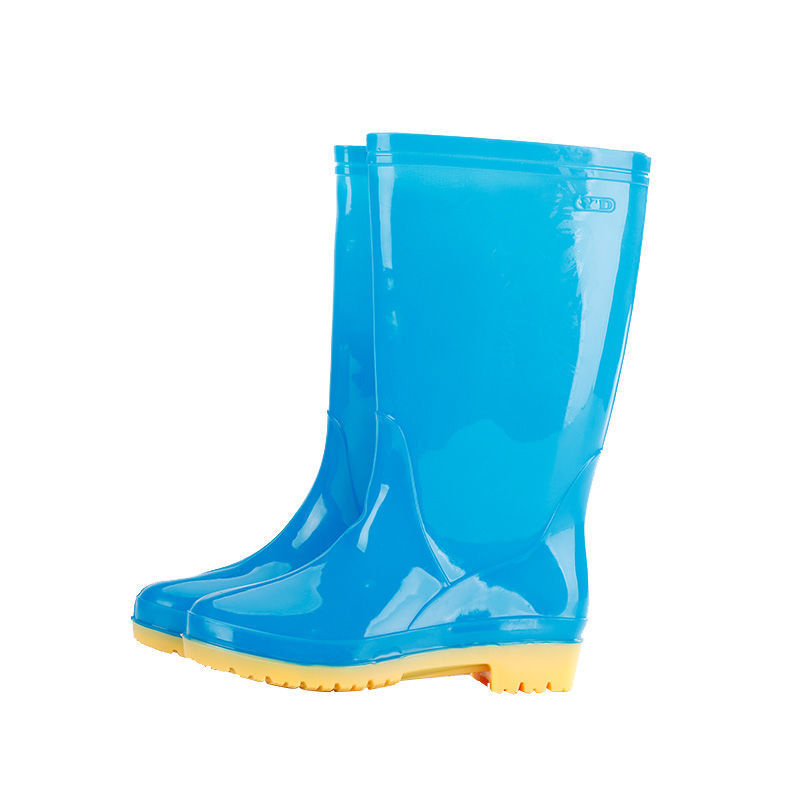 一次性雨鞋/劳保用品/水鞋/雨鞋拖/鞋套白底实物图