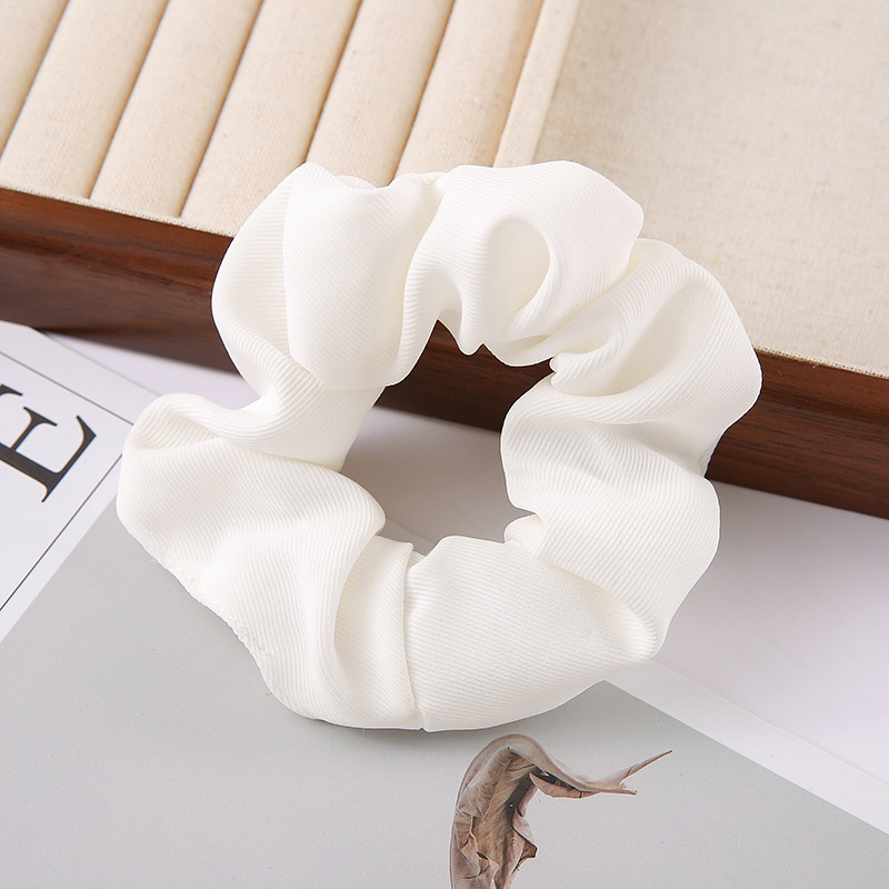 Cross-border large intestine circle, fashionable fabric twill hair band, popular bun hair rope, ponytail hair rope, large intestine circle hair accessory pic 8