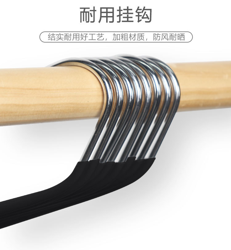 鹅形衣架家用挂衣无痕防滑晾衣架宿舍用学生防肩角晒衣撑衣服架子详情5