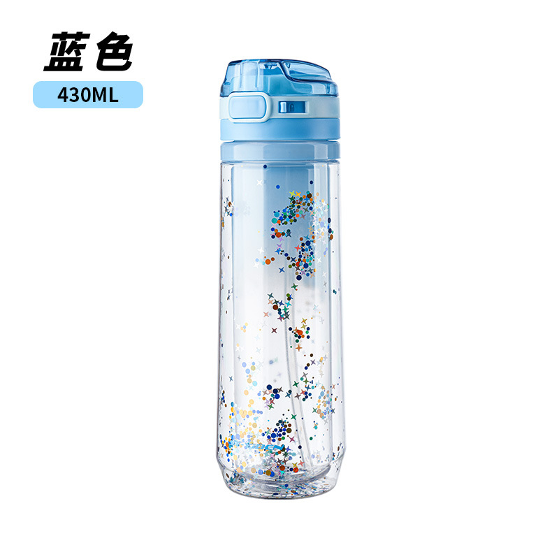 Ebena new Inai Space cup high appearance level girls office straw water cup personality jump cover handy cup Specification drawing