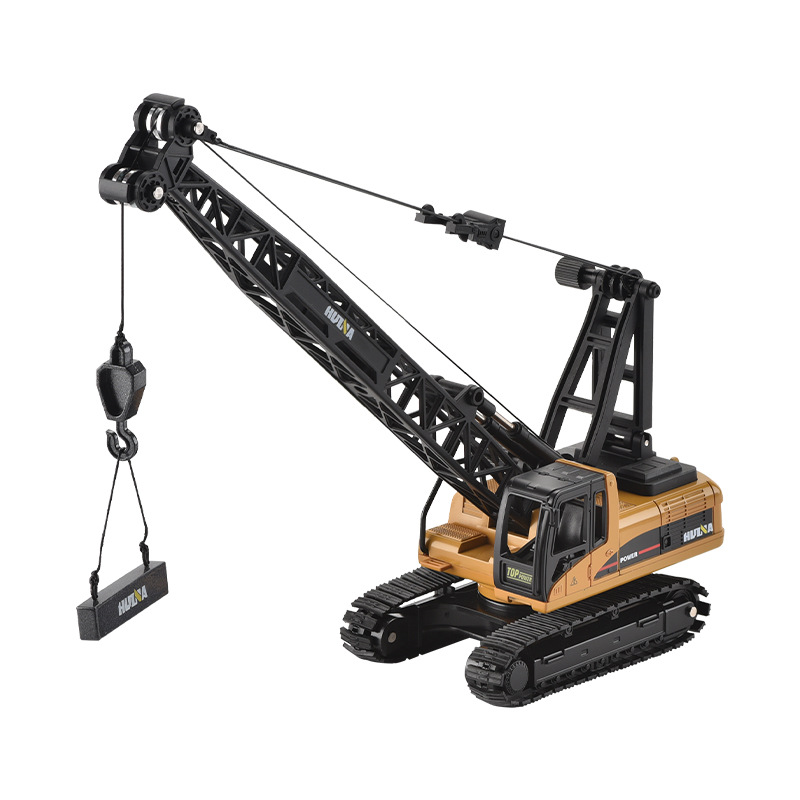 Huina 1:50 alloy engineering vehicle model, metal tanker, mixer, toy, children's and boys' simulation car, excavator Item Picture