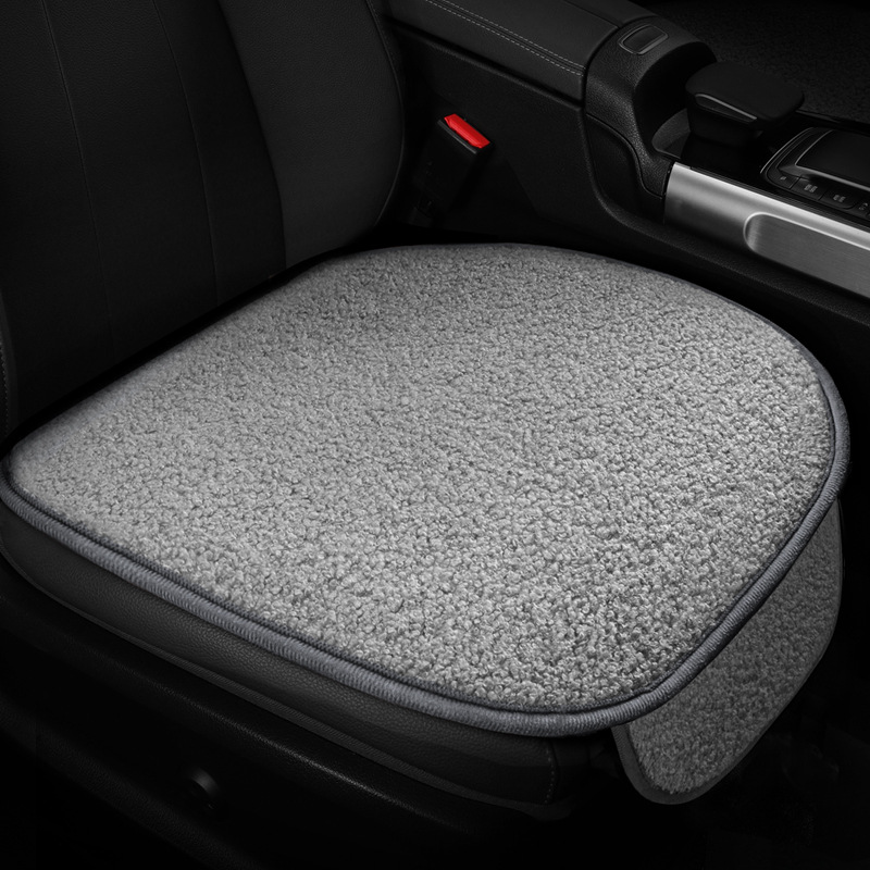 Winter plush car cushion with warm single thickened three-piece seat cushion winter teddy plush car cushion wholesale Application Scenario
